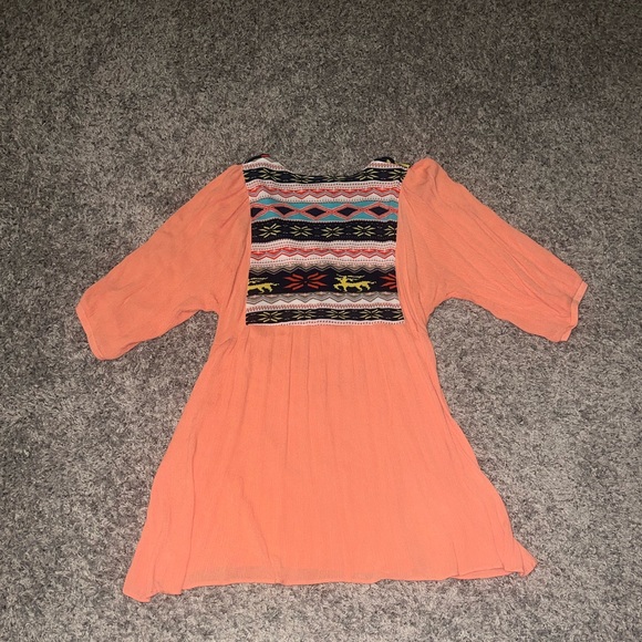 Boho Umgee Dress with pockets. Size Large. - Picture 4 of 4
